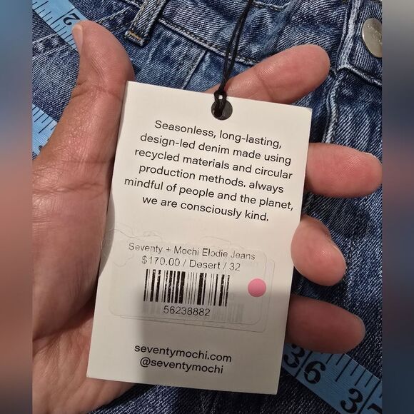 NWT Seventy + Monchy Elodie In Desert Americana Wide Leg Pants Size 32 - Picture 7 of 13